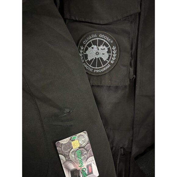 Vetements Canada Goose Down Jacket Parka color black sz XL - Picture 4 of 16